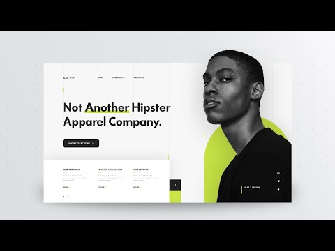 UI Design Tutorial | Fashion UI Design in Adobe XD | WebDesignGeek