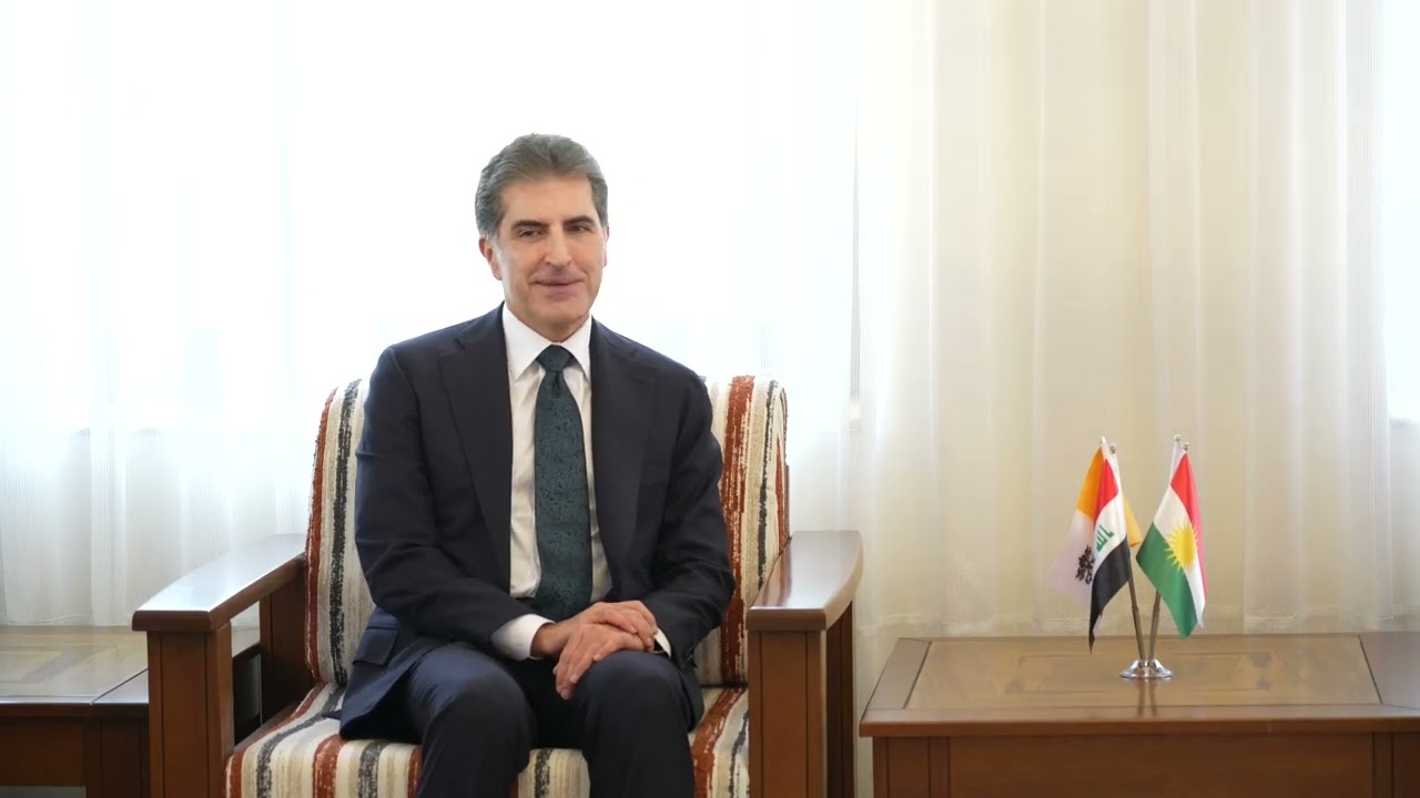 ڤیدیۆ | نێچیرڤان بارزانی پیرۆزبایی لە پاتریارک مار پۆڵسى سێيه‌م نۆنا دەکات