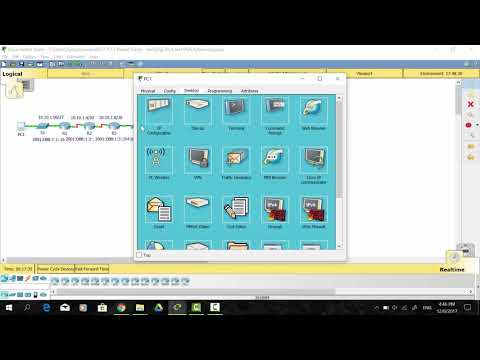 [CCNA v6] Packet tracer 7.3.2.5 Verifying IPV4 and IPv6 Addressing
