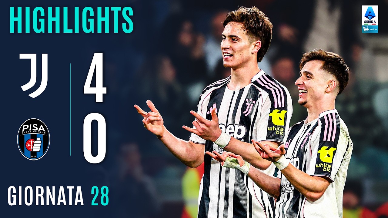 JUVENTUS-PISA 4-0 | HIGHLIGHTS | La Juventus A Valanga Sul Pisa | SERIE A ENILIVE 2025/26