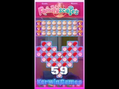 Familyscapes The Series Level 59 - Super Hard Level  - No Boosters Gameplay