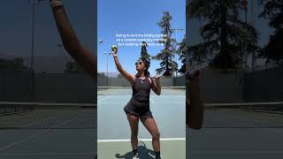 Finding a hitting partner be like…🎾 #tennisdoubles #tennispartner #tennisserve