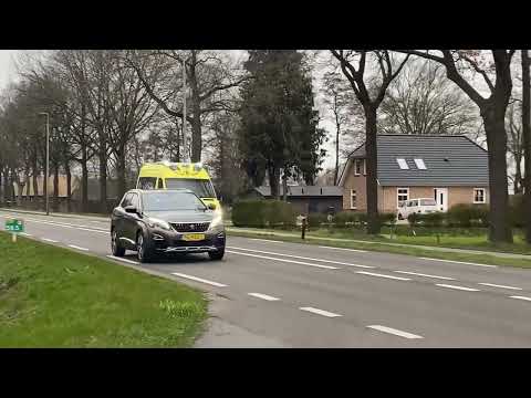 A1 Ambulance naar onbekende melding #ambulance