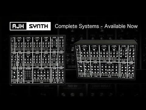 NEW! AJH Synth Complete Systems - 6U & 9U Pre-installed Eurorack in Powered Cases