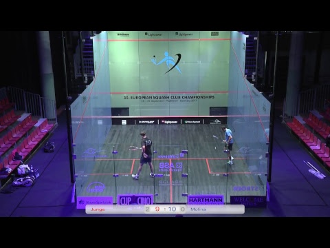 30. ECC Paderborn 2017 Norman Junge (Hamburg Walddörfer e.V.)  - Francisco Molina(SQUASH FUENGIROLA)