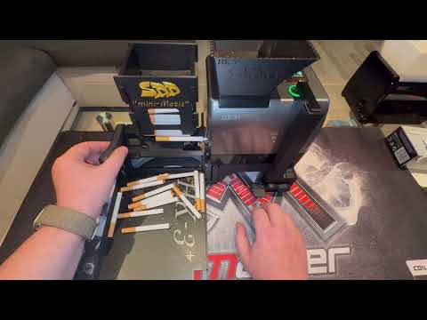 The SDD mini-Matic in action with the table – perfect accessory for the Hawk-Matic HK3