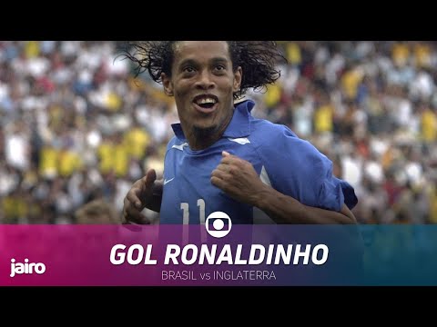 Gol de Ronaldinho: Brasil vs Inglaterra | Quartas Final Copa 2002