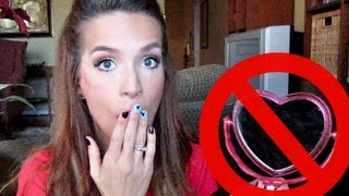 NO MIRROR MAKEUP CHALLENGE!! "No mirror... no brain??" ♡