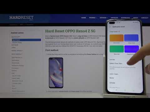 Default Notification Sounds in OPPO Reno4 Z 5G – List of Notification Tones