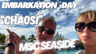 We BARELY Made It! How Traffic Almost RUINED Embarkation Day!  MSC Seaside