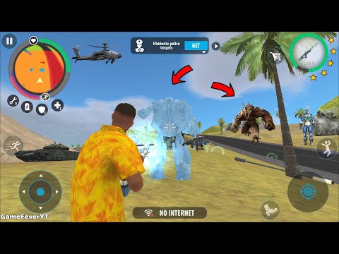 Real Gangster Crime (Coconut Demon in Gangster Town) Car Robot Freeze on Mound - Android Gameplay HD