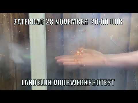 Landelijk protest tegen vuurwerkverbod clip