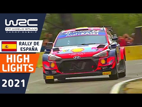 WRC Rally Highlights Final Day Afternoon : WRC RallyRACC - Rally de España 2021 Final Results