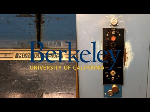 SUPER EPIC Montgomery Traction Elevator-Mulford Hall-UCB-Berkeley, CA