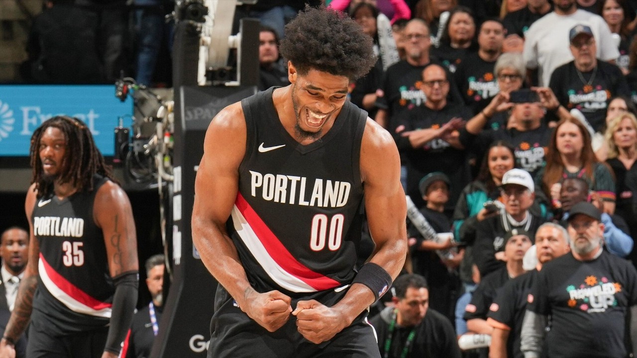Wemby Concussion Protocol, Scoot Henderson 31 Pts Blazers Tie Series vs Spurs Game 2!