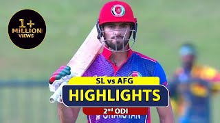 2nd ODI | Highlights | Afghanistan Tour Of Sri Lanka | 27th November 2022