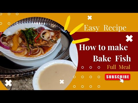How to  make  Bake Fish |Vin apran ki jan ou fè pwason kwit