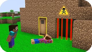 NOOB Y PRO HAN CONSTRUIDO LA BASE MAS SECRETA Y SEGURA MINECRAFT TROLL