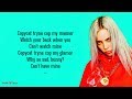 Billie Eilish - COPYCAT (Lyrics)