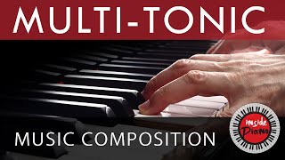 Multi-Tonic Music Composition. Major and Minor Piano Chord Progressions.
