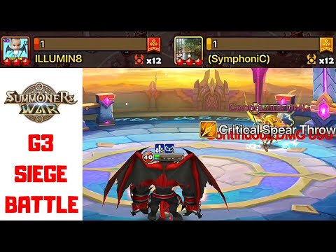 PERFECT Streak Denied by RNGesus - High G3 Siege - GOAT v ILLUMIN8 v (SymphoniC) - Summoners War