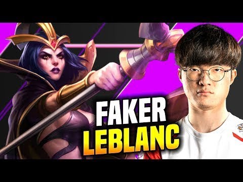 FAKER THE LEBLANC MASTER! - SKT T1 Faker Plays LeBlanc vs Galio! | Season 2020 Korea SoloQ