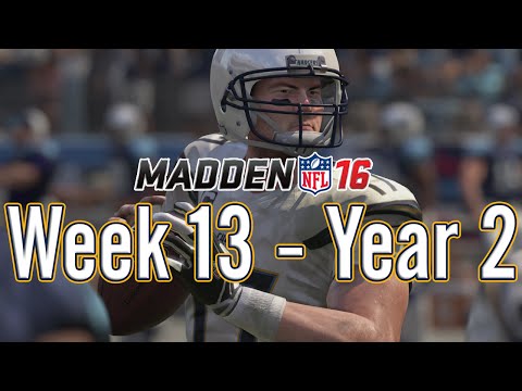 Madden 16 Chargers Connected Franchise Year 2 - Week 13 @ Titans - EP14
