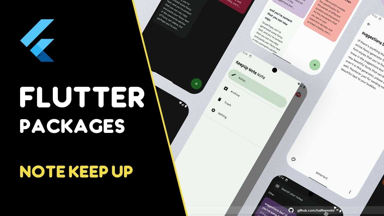 Note Keep Up: A Flutter Note App Inspired by Google Keep