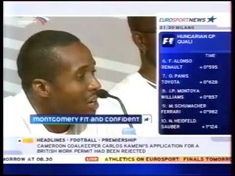 Eurosport News (Спорт, 23.08.2003) Начало программы