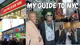 #88 HOSTING MY COLLEGE BF IN NYC ITINERARY | timesquare, bryant park holiday market and 34th street