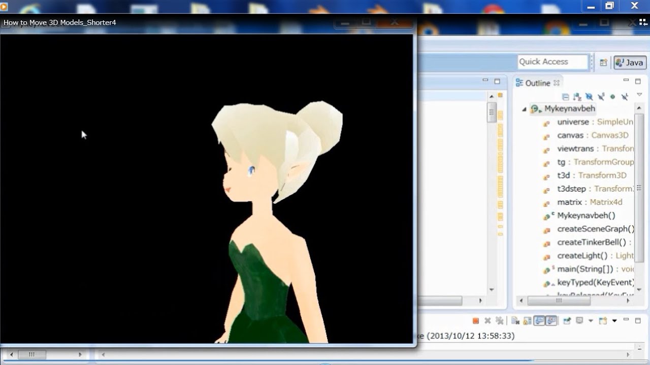 How to Move 3D Models in Java 3D (Shorter Version_with Java 3D Source Code - Link in Description)
