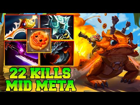 SnapFire Dota 2 Carry Mid Meta With 22 Kills 7.33 Pro Gameplay Guide Build