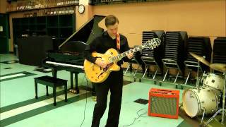 Joel White UNT Jazz Guitar Prescreening