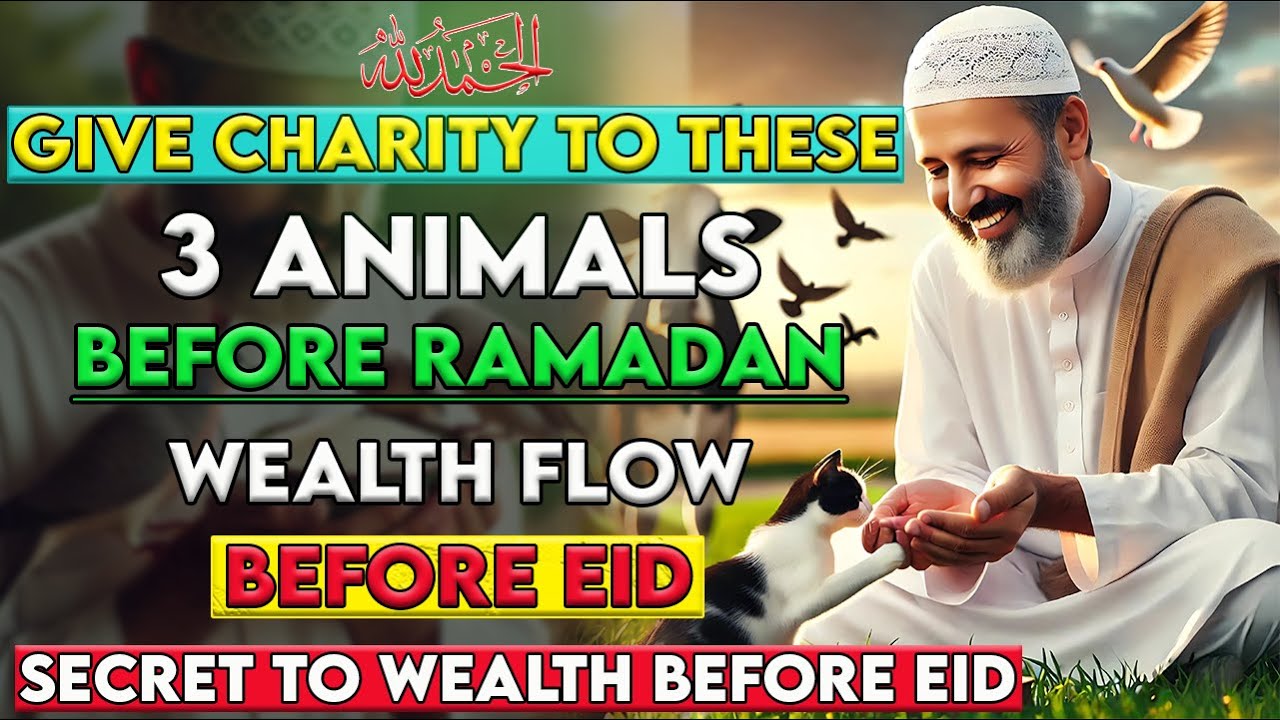 3 Animals to Give Charity Before Ramadan – Secret to Wealth Before Eid! 💵🌙