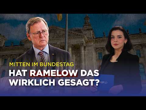 Did Ramelow really say THAT in the middle of the Bundestag?