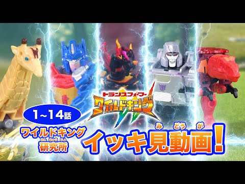 【イッキ見動画！】トランスフォーマー ワイルドキング ワイルドキング研究所 第1話～第14話