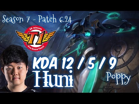 SKT T1 Huni CAMILLE vs JAYCE Top - Patch 6.24 KR Ranked