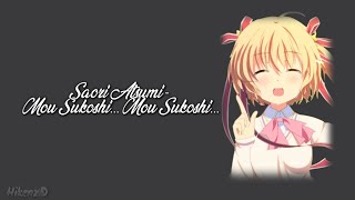 Mou Sukoshi... Mou sukoshi (もう少し) - Atsumi Saori |Lirik Terjemahan {Romaji/Indonesia}|Midori no Hibi