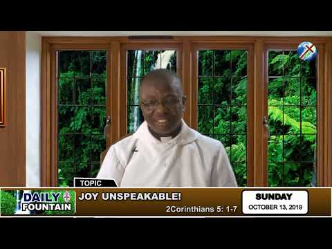 DAILY FOUNTAIN OF OCTOBER 13, 2019 - REV'D CANON UDOCHUKWU AHAGHOTU