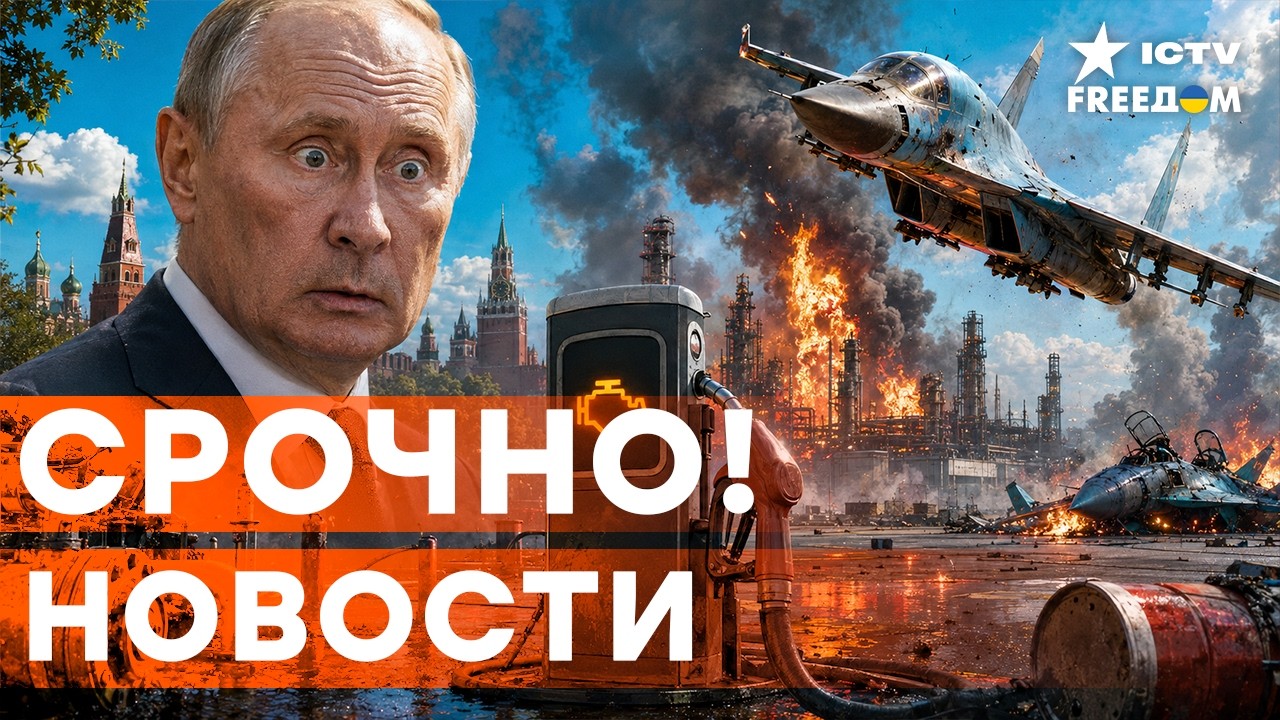 🚨 СРОЧНО! ВЗРЫВЫ НА АЭРОДРОМАХ РФ! Су-34 ПОДБИТ, НПЗ ПЫЛАЕТ | Итоги 21.08