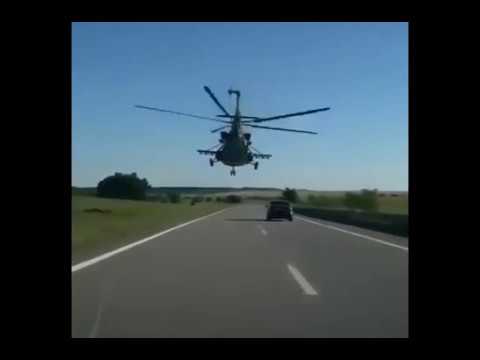 Crazy russian helicopter pilot
