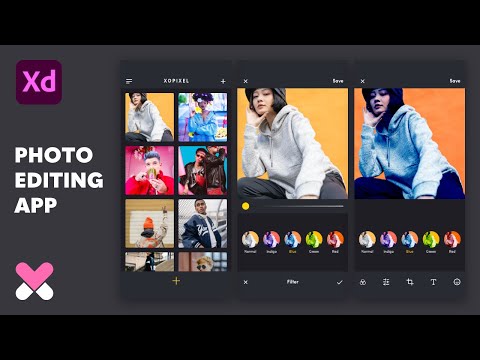 Design & Prototype Photo Editing App in Adobe XD (Part 1 of 2) | XO PIXEL