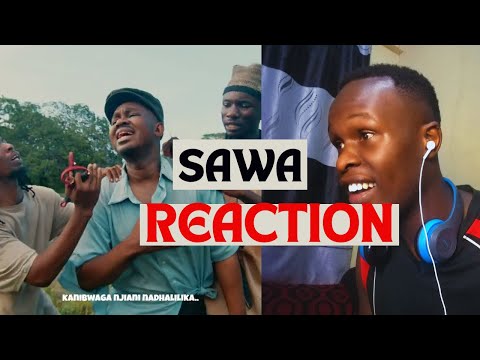 Lava Lava feat Bailey RSA - Sawa (Official Lyric Video)(REACTION)