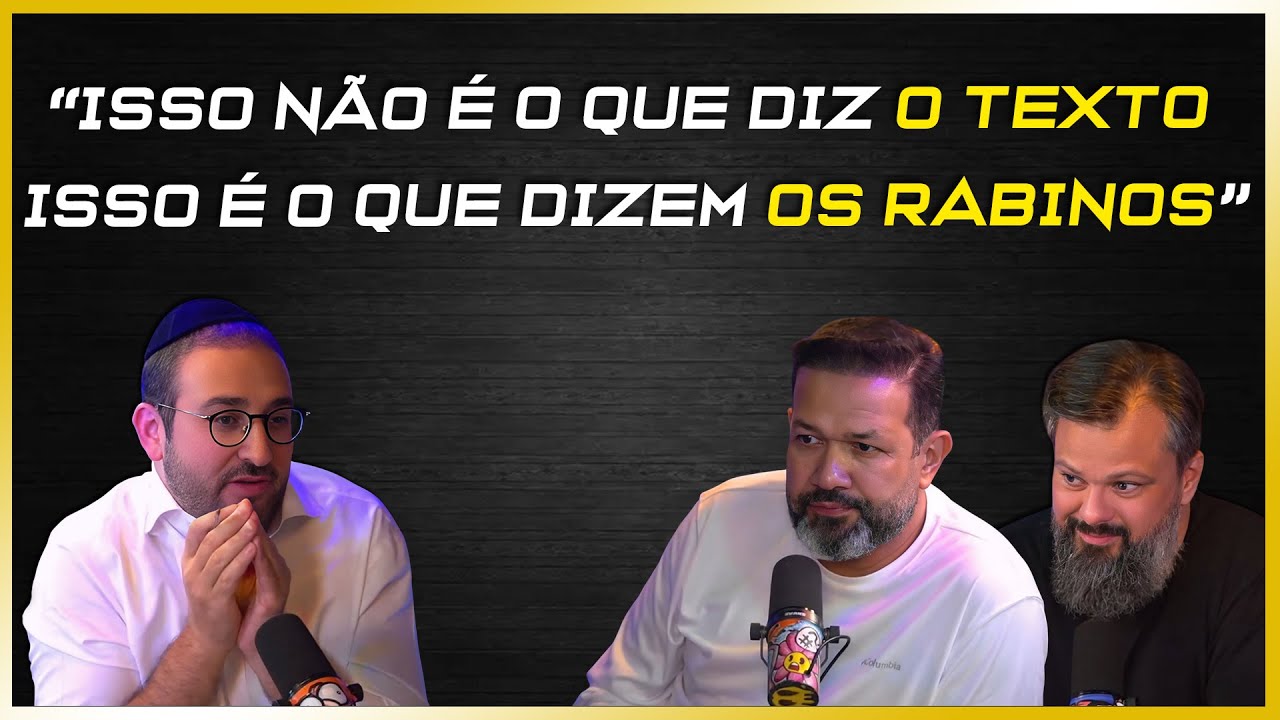 Pastor EXPLICA para rabino a BASE BÍBLICA para crer no NOVO TESTAMENTO