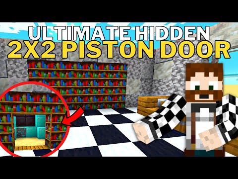 ULTIMATE Hidden 2x2 Piston Door Minecraft Tutorial