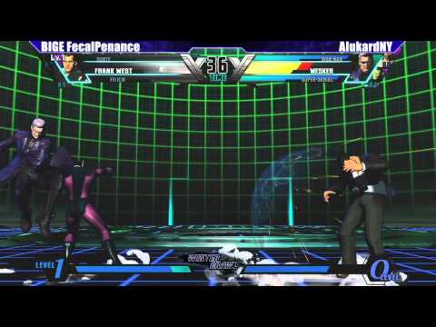 UMVC3 BIGE FecalPenance vs AlukardNY - WB6 Road to Evo 2012