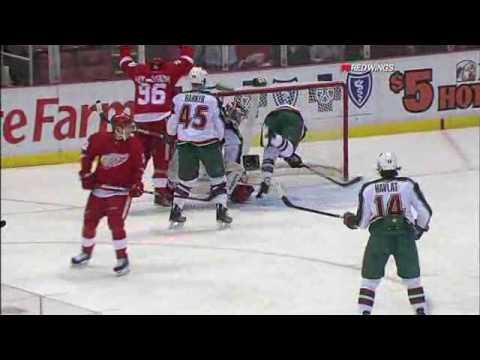 03/11/2010 Minnesota Wild -  Detroit Red Wings 1-5 ...The Swedes leads the way to victory