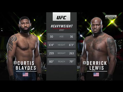 Curtis Blaydes vs Derrick Lewis full fight