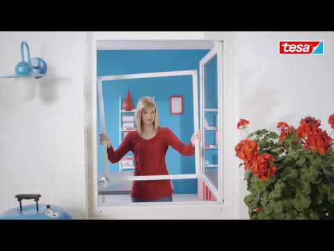 tesa Insect Stop Teleskop Fliegengitter mit Rahmen - Produktvideo