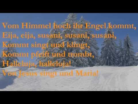 VOM HIMMEL HOCH IHR ENGEL KOMMT mit Lyrics  |  4bMusik